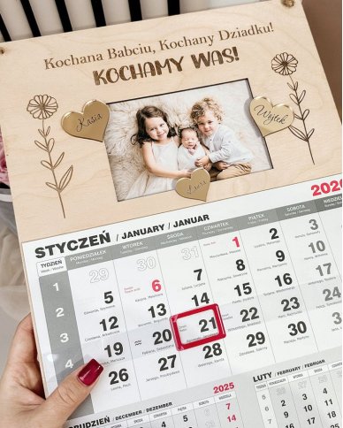Kalendarz na Dzień Babci i...