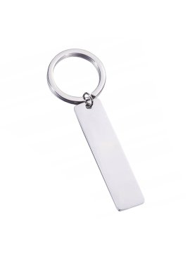 BRELOK DO KLUCZY Z GRAWEREM PROSTY (CZARNY)