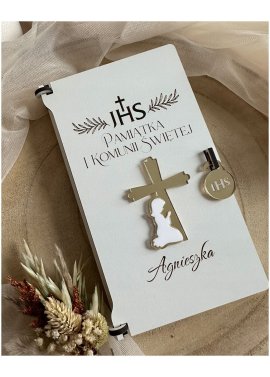 Personalizowana pamiątka I Komunii Świętej z imieniem –...