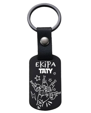 Brelok dla taty z grawerem...