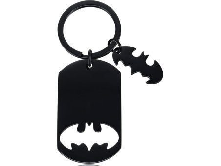 Brelok do kluczy z grawerem BATMAN CZARNY