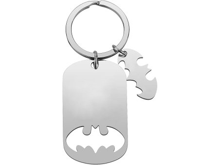 Brelok do kluczy z grawerem BATMAN CZARNY