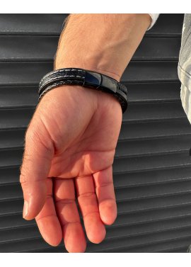 Bransoletka męska z grawerem – prezent od rodziców dla syna