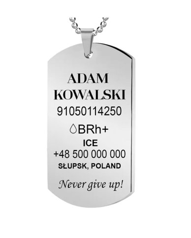 NIEŚMIETELNIK srebrny męski...